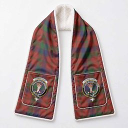 Robertson Tartan Crest Pocket Scarf - Ultimate Plaid Gift Wrap
