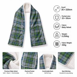 MacNeil (McNeil) Tartan Hand-Warmer Pocket Scarf