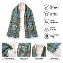 Paisley Tartan Crest Pocket Scarf - Ultimate Plaid Gift Wrap