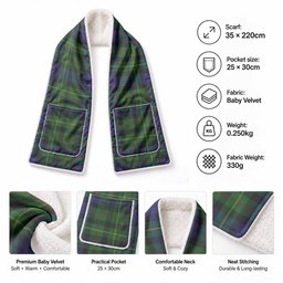 Rollo Tartan Hand-Warmer Pocket Scarf