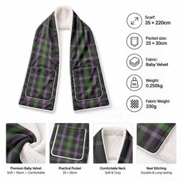 O'Boyle Tartan Hand-Warmer Pocket Scarf