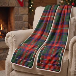 Riddell Tartan Hand-Warmer Pocket Scarf