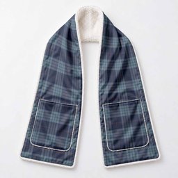 Roberts of Wales Tartan Hand-Warmer Pocket Scarf