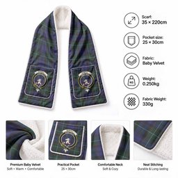 Sempill (Semple) Tartan Crest Pocket Scarf - Ultimate Plaid Gift Wrap