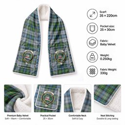 MacNeil (McNeil) Tartan Crest Pocket Scarf - Ultimate Plaid Gift Wrap