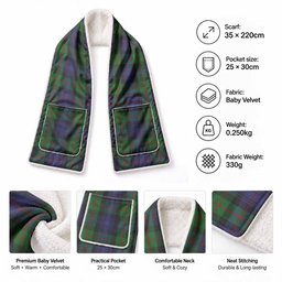 Murray Tartan Hand-Warmer Pocket Scarf