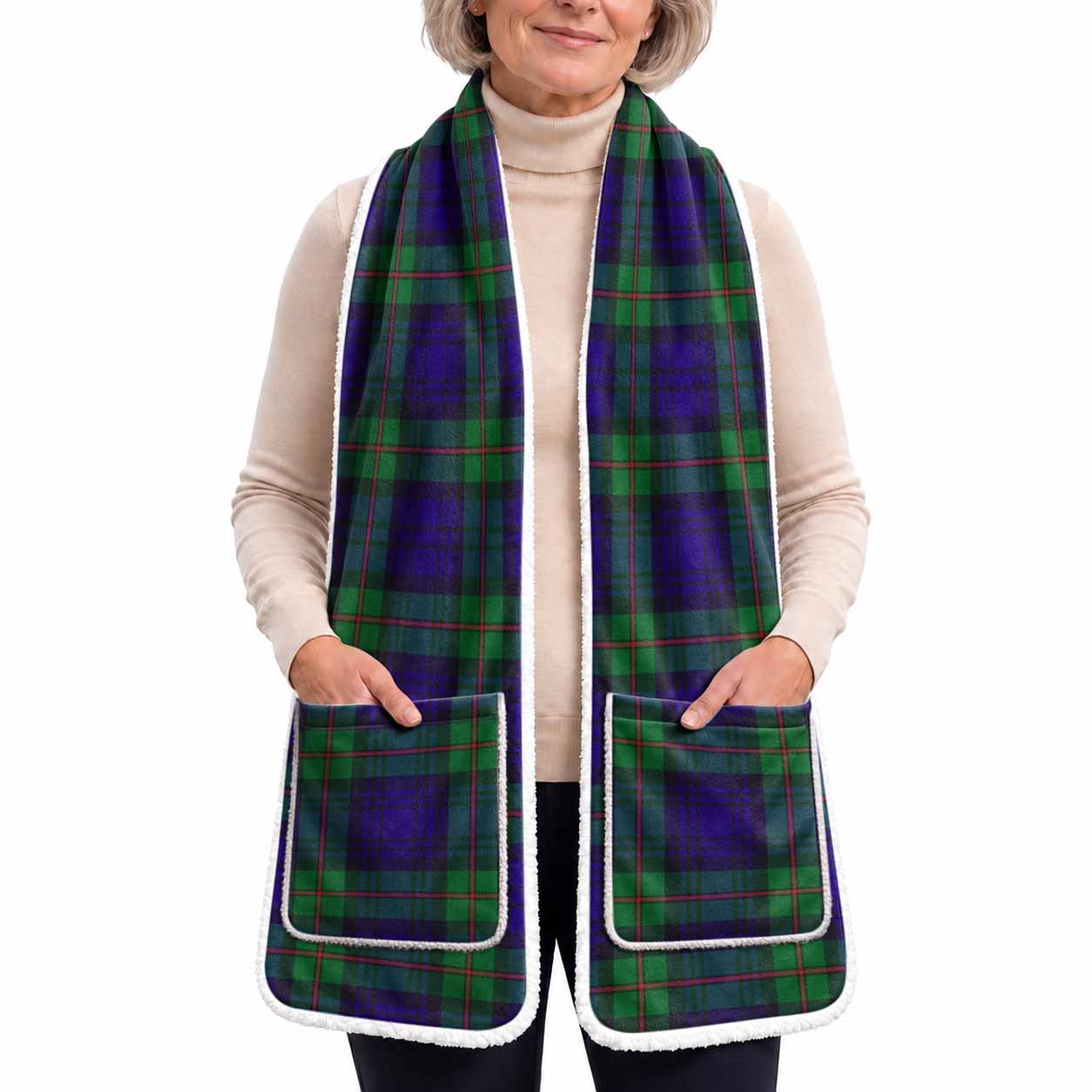 MacKinlay (McKinlay) Tartan Hand-Warmer Pocket Scarf