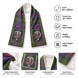 MacLennan (McLennan) Tartan Crest Pocket Scarf - Ultimate Plaid Gift Wrap