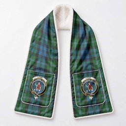 Lyon Tartan Crest Pocket Scarf - Ultimate Plaid Gift Wrap
