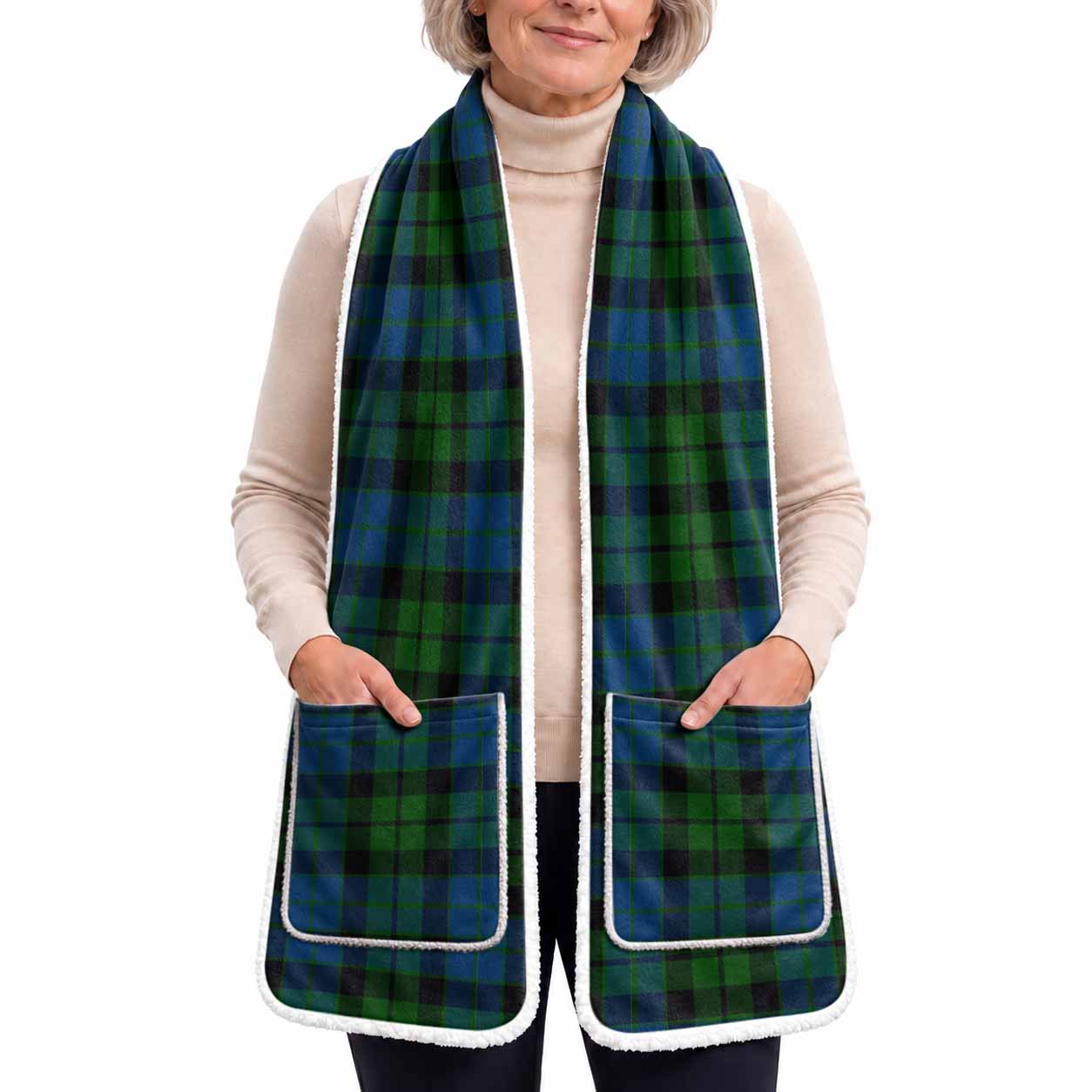 McCoy Tartan Hand-Warmer Pocket Scarf