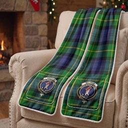 Meldrum Tartan Crest Pocket Scarf - Ultimate Plaid Gift Wrap