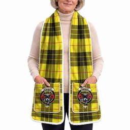 MacLeod (McLeod) Tartan Crest Pocket Scarf - Ultimate Plaid Gift Wrap