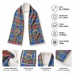 MacBeth (McBeth) Tartan Crest Pocket Scarf - Ultimate Plaid Gift Wrap