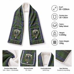 MacInnes (McInnes) Tartan Crest Pocket Scarf - Ultimate Plaid Gift Wrap