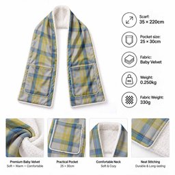 MacGrath (McGrath) Tartan Hand-Warmer Pocket Scarf