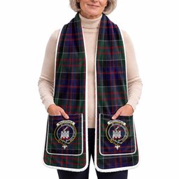 MacDonald (McDonald) of Clanranald Tartan Crest Pocket Scarf - Ultimate Plaid Gift Wrap