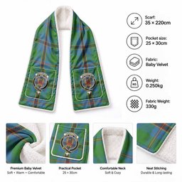 Snodgrass Tartan Crest Pocket Scarf - Ultimate Plaid Gift Wrap