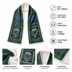 MacKie (McKie) Tartan Crest Pocket Scarf - Ultimate Plaid Gift Wrap