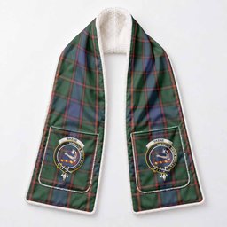 Skene Tartan Crest Pocket Scarf - Ultimate Plaid Gift Wrap