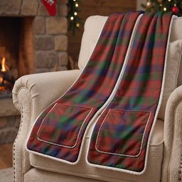 Robertson Tartan Hand-Warmer Pocket Scarf