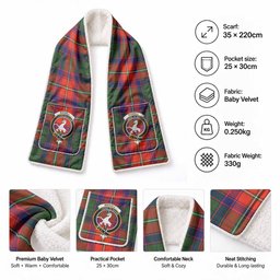 Riddell Tartan Crest Pocket Scarf - Ultimate Plaid Gift Wrap