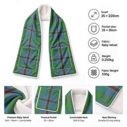 Snodgrass Tartan Hand-Warmer Pocket Scarf