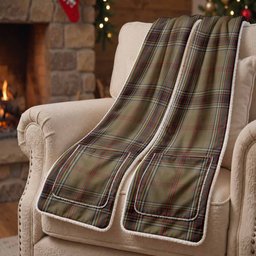 O'Keefe Tartan Hand-Warmer Pocket Scarf