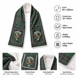 MacAlpine (MacAlpin) Tartan Crest Pocket Scarf - Ultimate Plaid Gift Wrap
