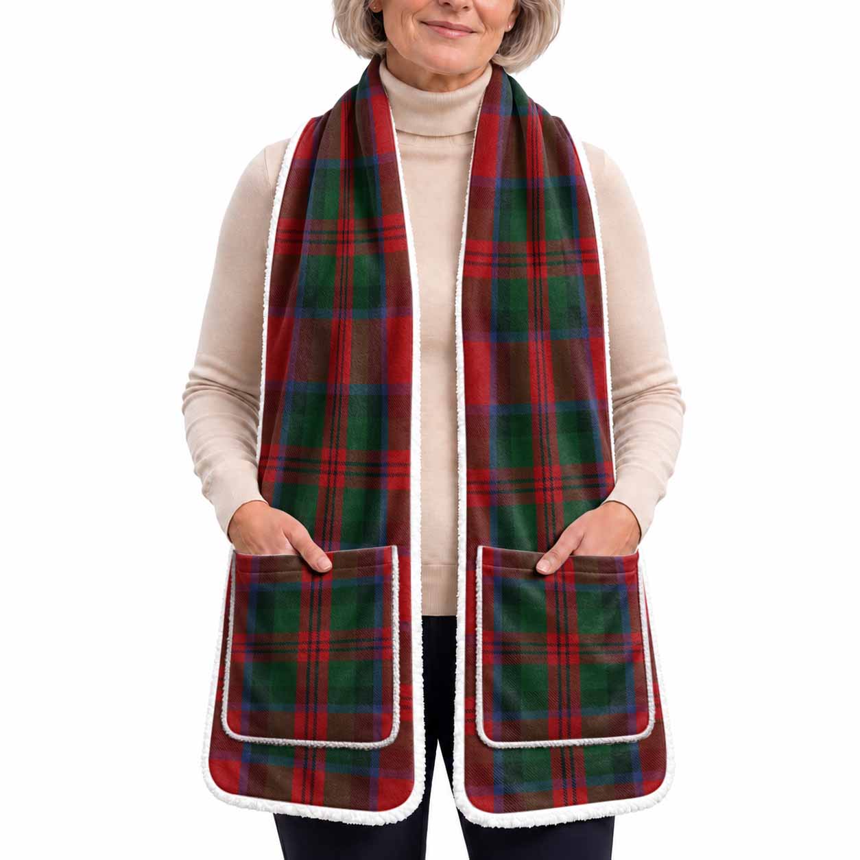 MacDuff (McDuff) Tartan Hand-Warmer Pocket Scarf