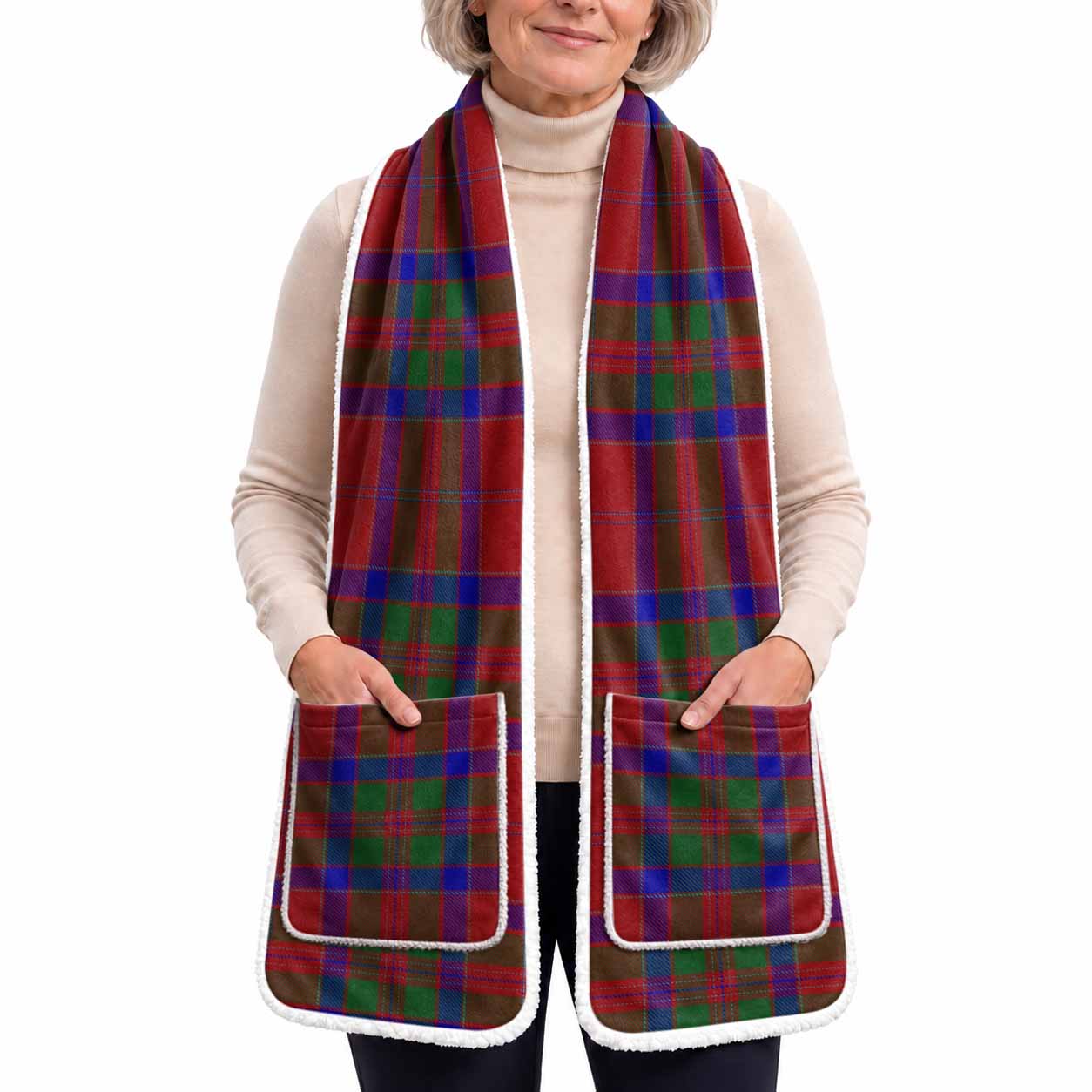 MacGillivray (McGillivray) Tartan Hand-Warmer Pocket Scarf