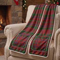 Munro (Monroe) Tartan Hand-Warmer Pocket Scarf