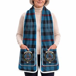 MacCorquodale (McCorquodale) Tartan Crest Pocket Scarf - Ultimate Plaid Gift Wrap