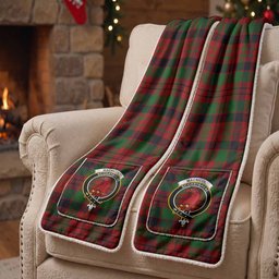 MacNicol (McNicol) Tartan Crest Pocket Scarf - Ultimate Plaid Gift Wrap