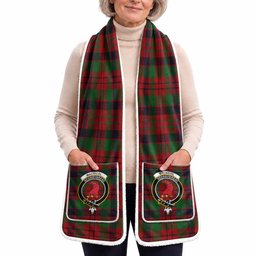 MacNicol (McNicol) Tartan Crest Pocket Scarf - Ultimate Plaid Gift Wrap