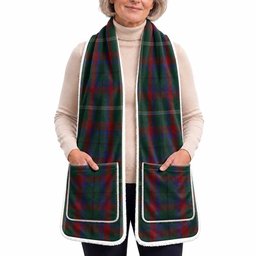 Mayo Tartan Hand-Warmer Pocket Scarf