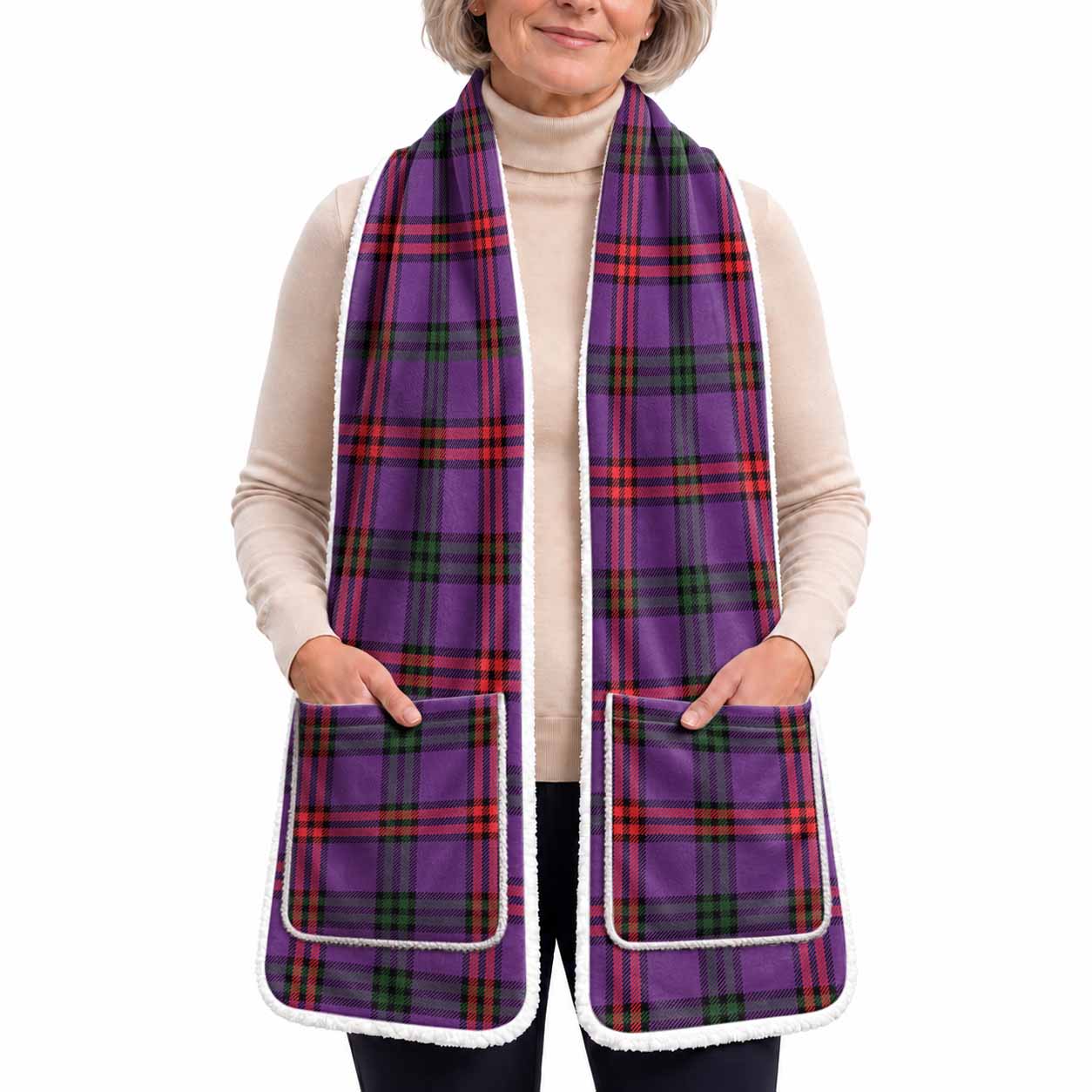 Montgomery Tartan Hand-Warmer Pocket Scarf