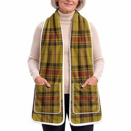 Morgan of Wales Tartan Hand-Warmer Pocket Scarf