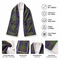 MacLeish (McLeish) Tartan Hand-Warmer Pocket Scarf