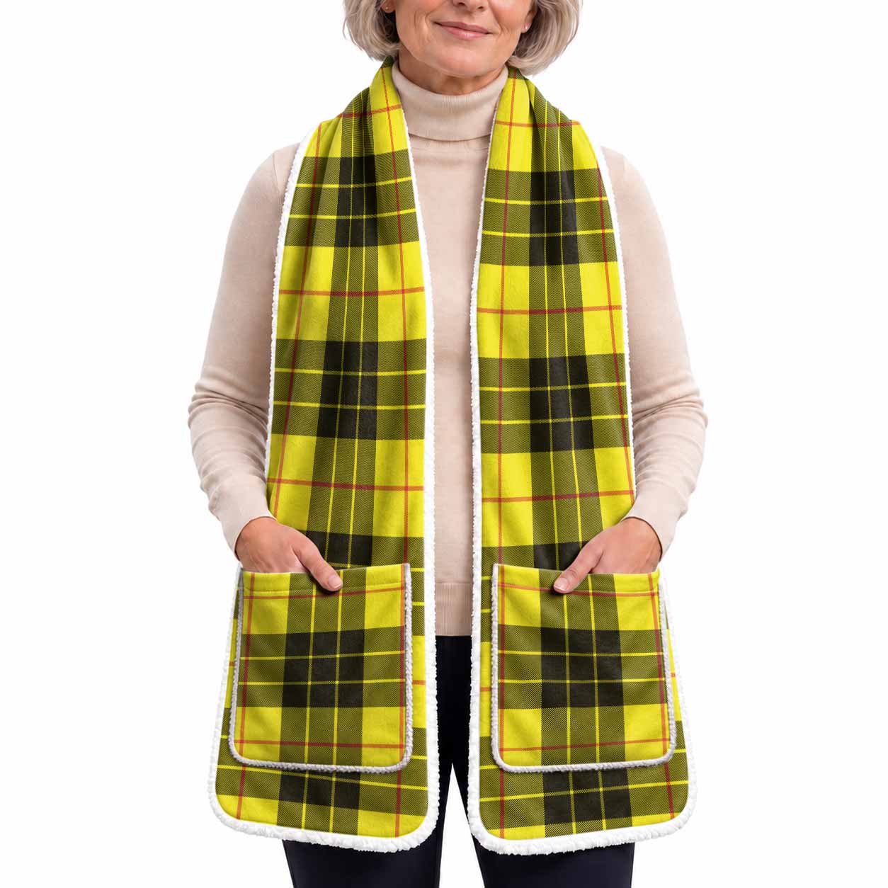 MacLeod (McLeod) Tartan Hand-Warmer Pocket Scarf