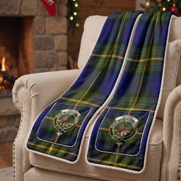 Moore Tartan Crest Pocket Scarf - Ultimate Plaid Gift Wrap