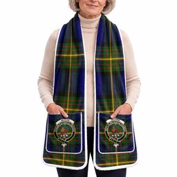 Moore Tartan Crest Pocket Scarf - Ultimate Plaid Gift Wrap