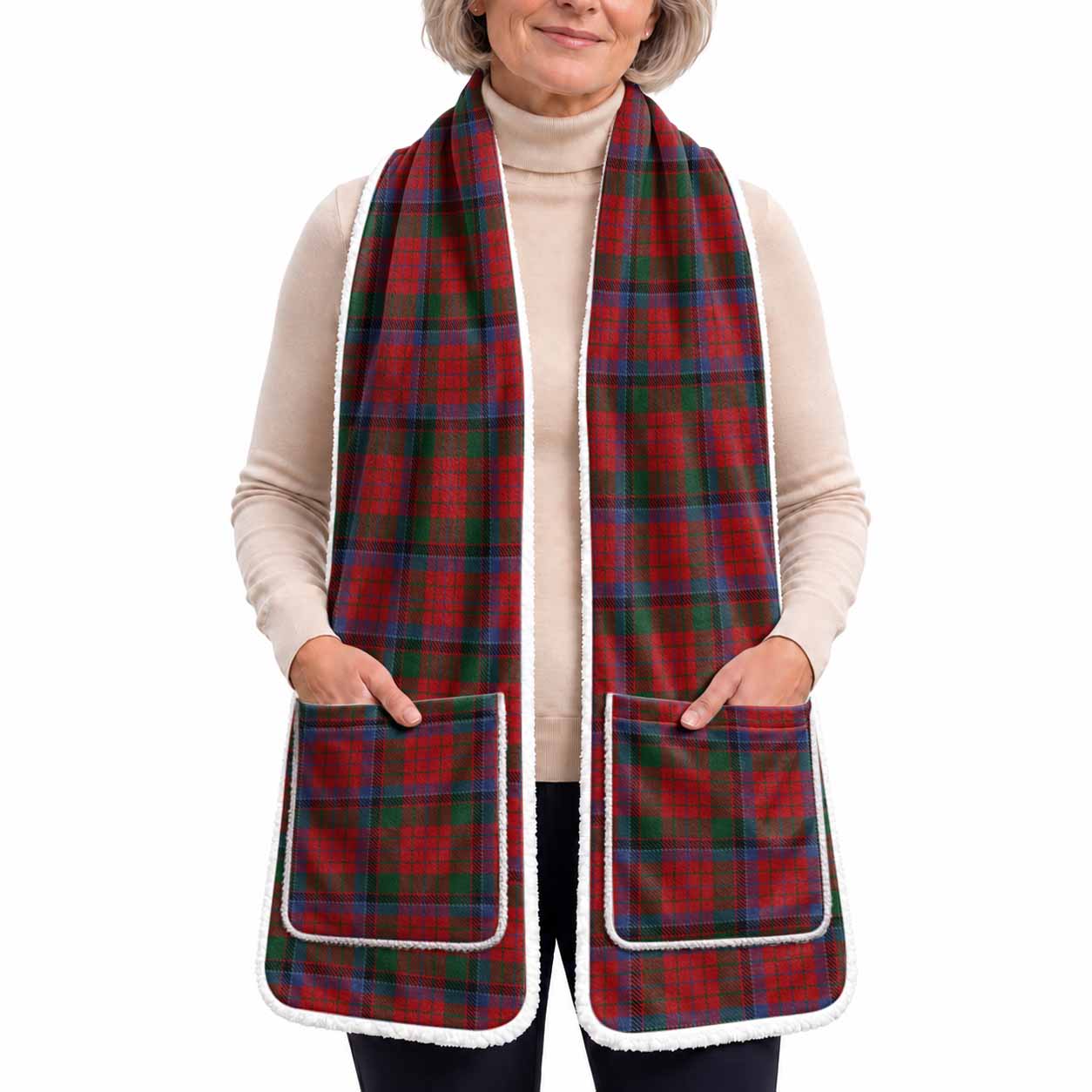Nicolson Tartan Hand-Warmer Pocket Scarf