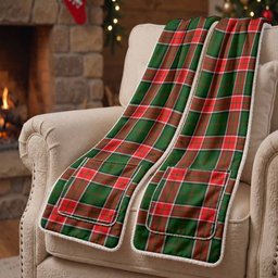 Pollock Tartan Hand-Warmer Pocket Scarf
