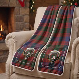 Ross Tartan Crest Pocket Scarf - Ultimate Plaid Gift Wrap