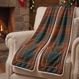 Roscommon Tartan Hand-Warmer Pocket Scarf