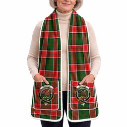 Pollock Tartan Crest Pocket Scarf - Ultimate Plaid Gift Wrap