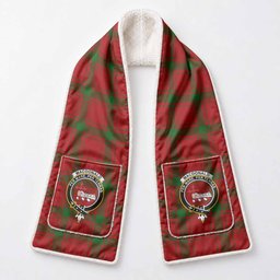 MacDonald (McDonald) of Sleat Tartan Crest Pocket Scarf - Ultimate Plaid Gift Wrap