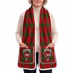 MacDonald (McDonald) of Sleat Tartan Crest Pocket Scarf - Ultimate Plaid Gift Wrap