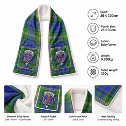 Maitland Tartan Crest Pocket Scarf - Ultimate Plaid Gift Wrap