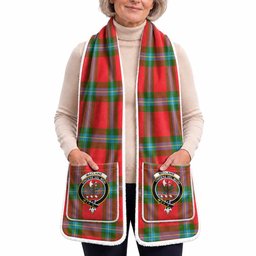 MacLaine (McLaine) Tartan Crest Pocket Scarf - Ultimate Plaid Gift Wrap